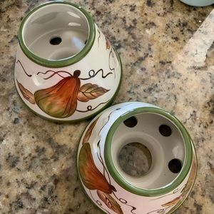 Vintage Linens N Things Porcelain Lampshade Small